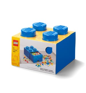 LEGO - 4 KNOBS BRICK 1 DRAWER BRIGHT BLUE (6) ML
